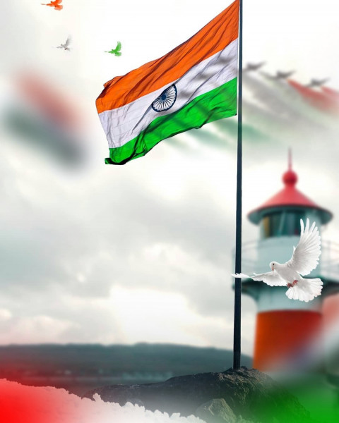 15 August Editing Background Tiranga Flag   Picsart Independence Day Img