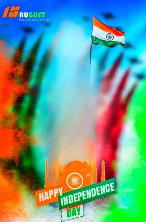 15 August Editing   Happy Independence Day Background For Picsart Pic