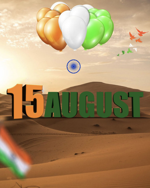 15 August Independence Day CB Picsart Editing Background HD Pic