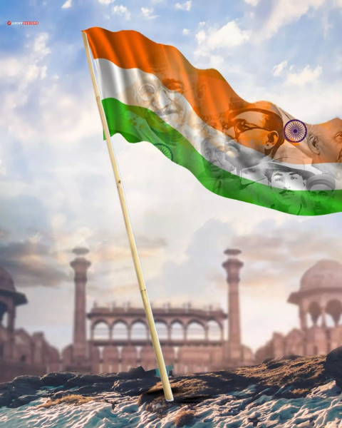 15 August Indian Tiranga CB PicsArt Background Download HD New