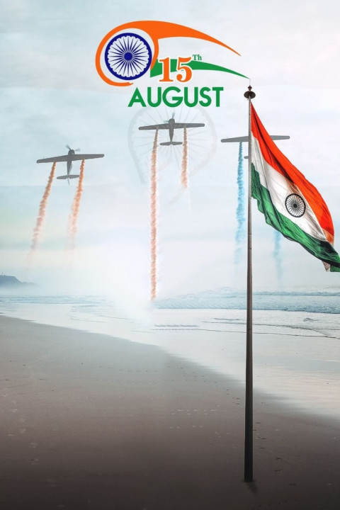 15 August Indipendent Day Background with Tiranga