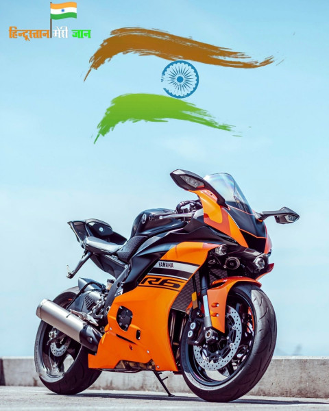 15 August Photo Editing CB PicsArt Background With Bike Pics