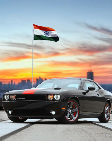 15 August Photoshop Background For Independence Day Flag