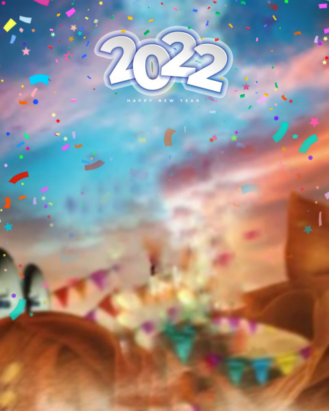 2022 Happy New Year Background Cb Photoshop Editing HD