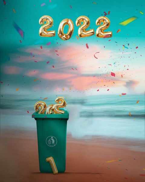 2022 Happy New Year CB PicsArt Editing Background Full HD