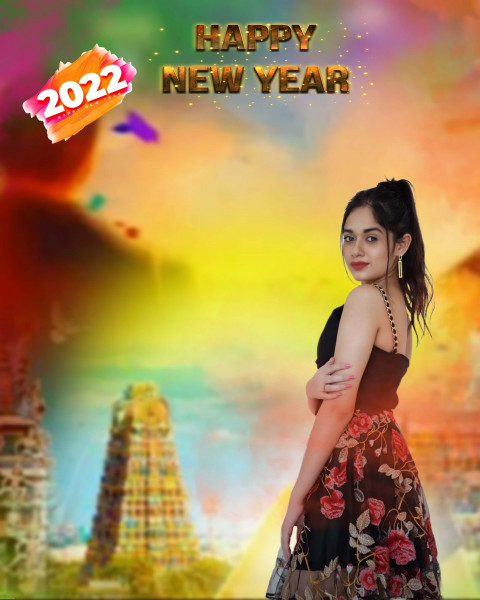 2022 Happy New Year CB PicsArt Editing Background Girls