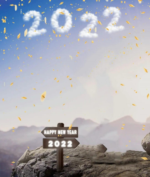 2022 Happy New Year Photo Editing Background CB PicsArt