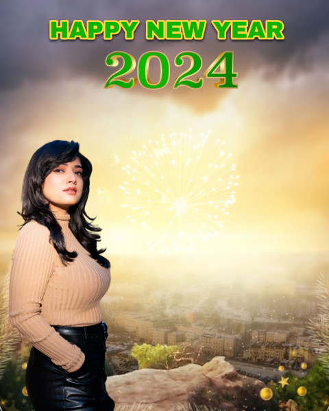2024 New Year Blur Background Free Download For PicsArt Editing