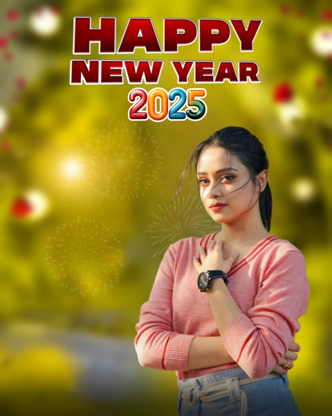 2025 New Year Hd Editing Background For Cb Stock