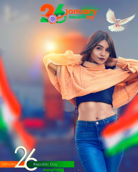 26 January CB Photos Editing New Background Full HD
