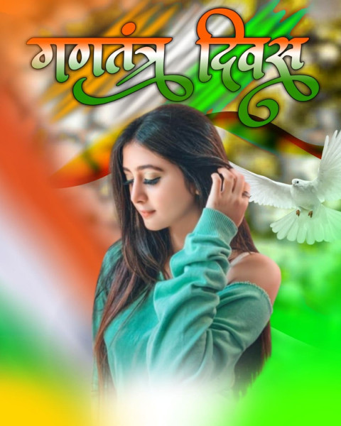 26 January Ganatantrata Divas CB Background With Girls Images