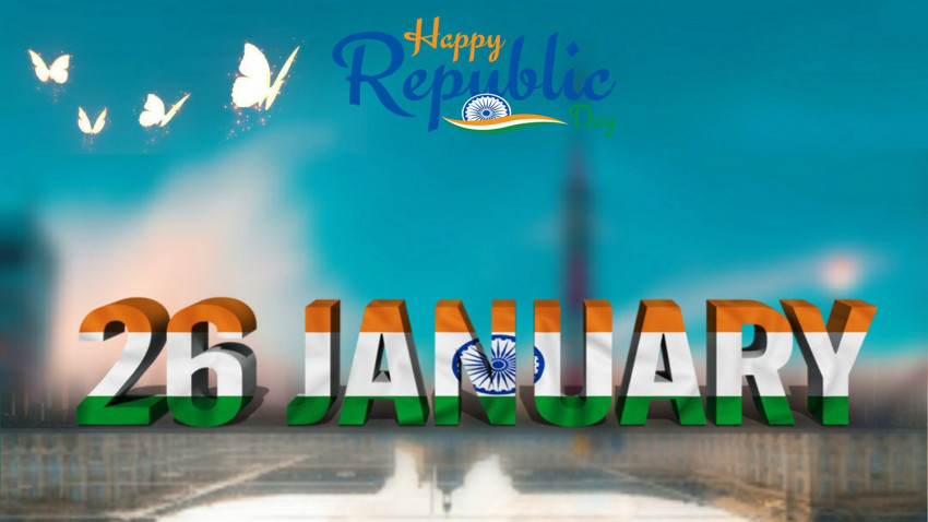 26 January Republic Day Background For Editing Picsart CB