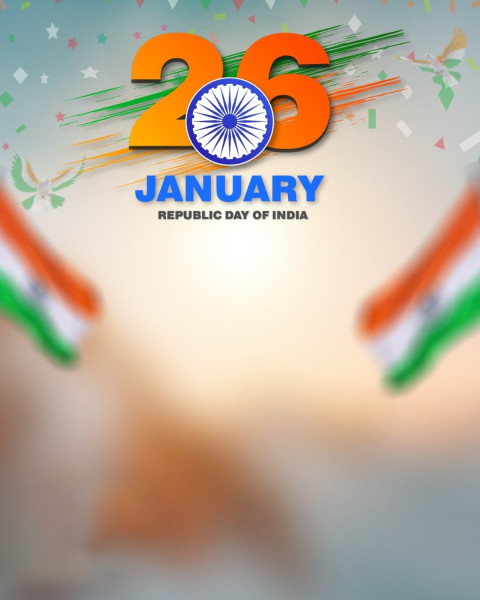 26 January Republic Day CB Editing Background