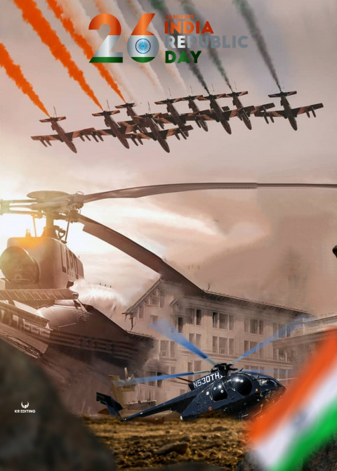 26 January Republic Day CB Editing Background HD