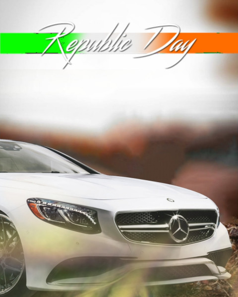 26 January Republic Day Editing Background For Photoshop HD Car