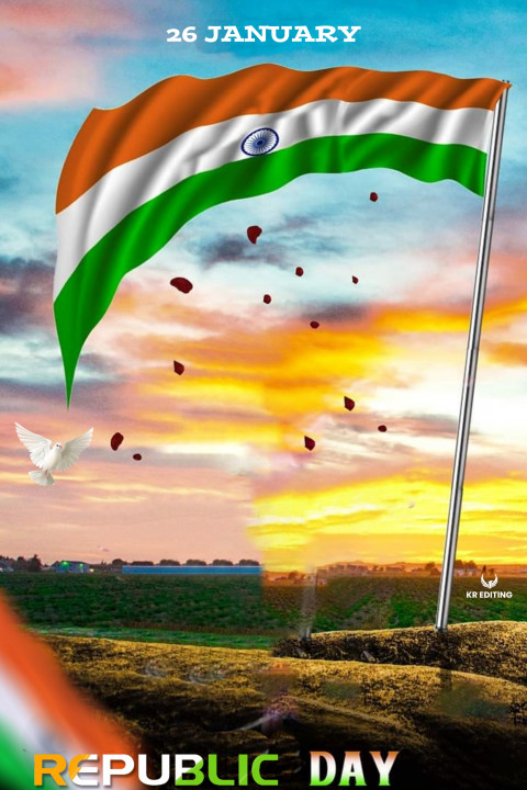 26 January Republic Day Picsart Editing Background Free