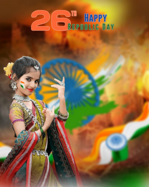 26th January Photo Editing Bacground With Girls For Photoshop