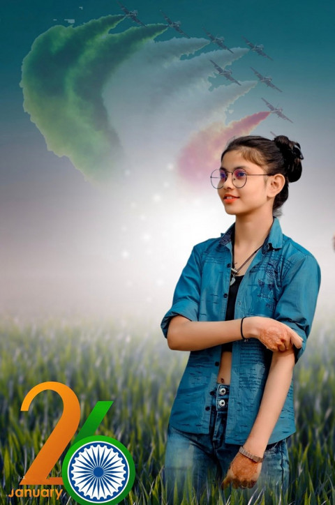 26th January Republic Day Background For Picsart Editing HD