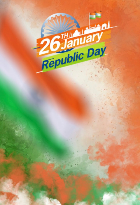 26th January Republic Day Editing CB Background For Photoshop