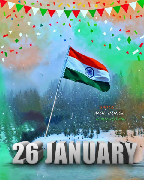 26th January Republic Day Editing CB Background For Photoshop Flag