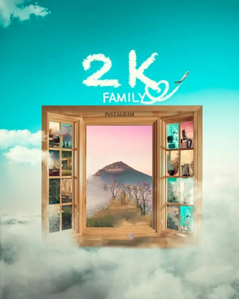2K Instgram family PicsArt Background For Viral Editing Full HD