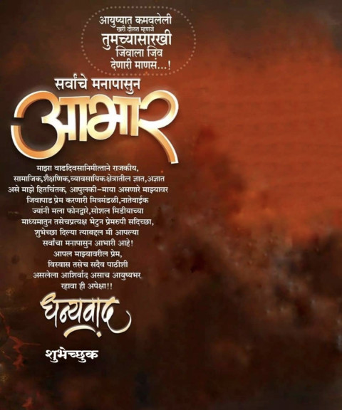Aabhar Banner Wallpapers For Editing Background Image