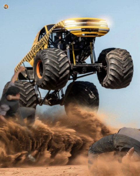 Action Jeep Movie Poster Editing CB PicsArt Background