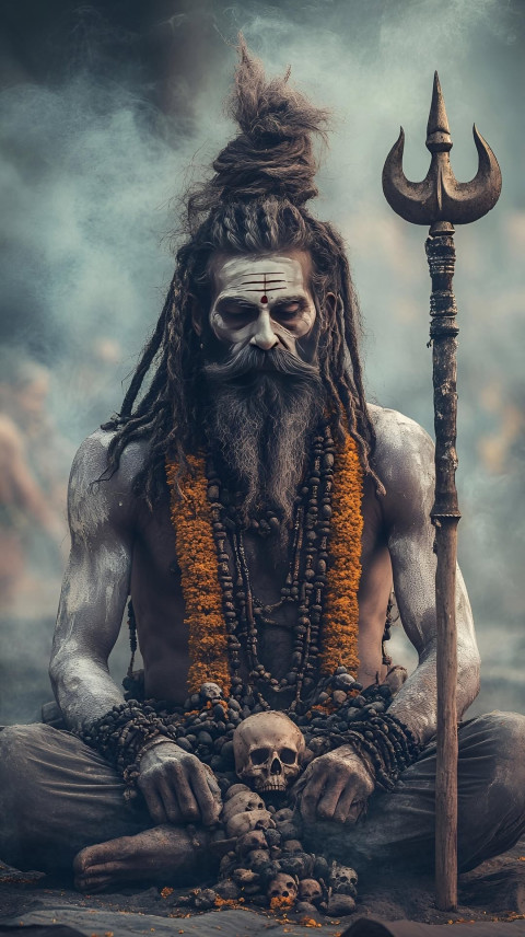 Aghori Mobile Wallpaper And Ios Full Screen Background Stock