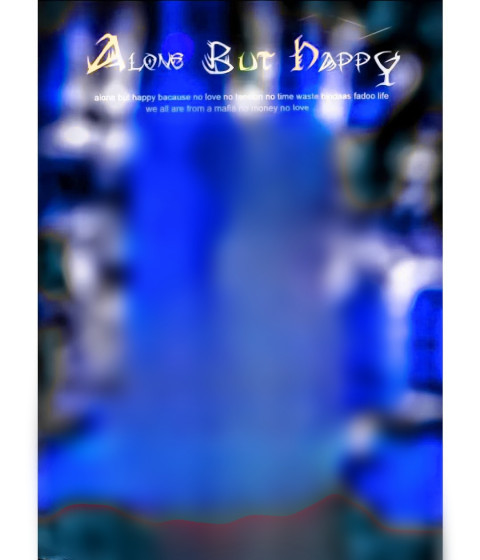 Alone Photo Editing Blue Background Hd Free