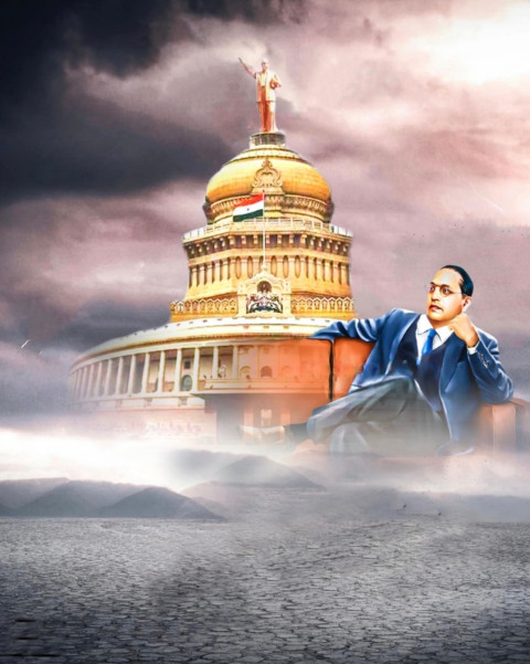 Ambedkar Jayanti CB Photo Editing Background Download