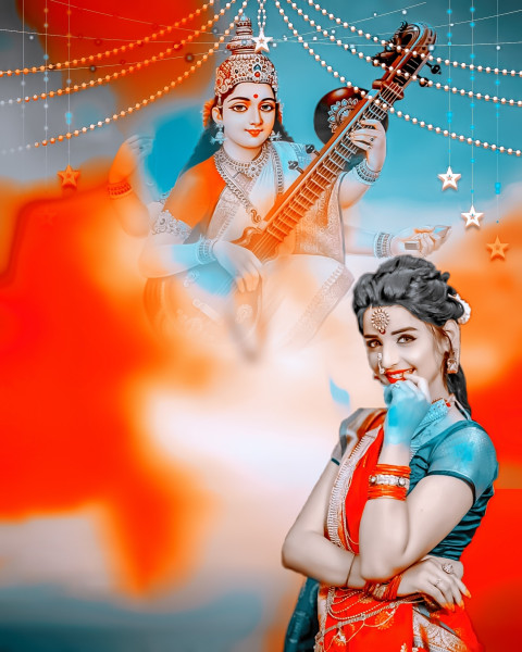 Autodesk Saraswati Puja Editing Background