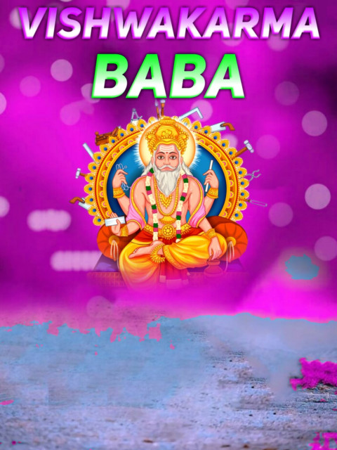Baba Vishwakarma Puja CB Snapseed Background Download