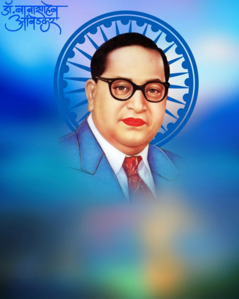 Babasaheb Ambedkar Jayanti CB PicsArt Background
