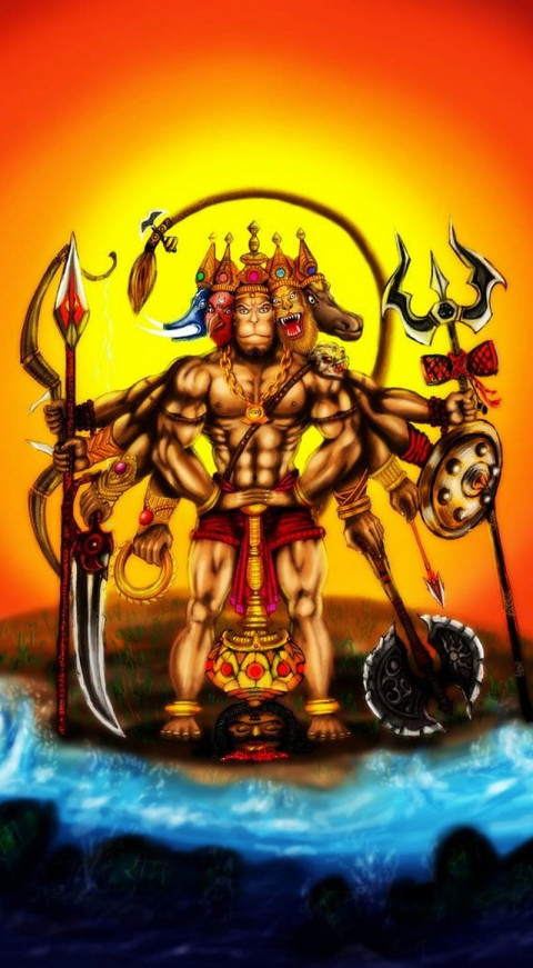 Bajrang Wali Hanuman Wallpaper For Mobile Pictures HD