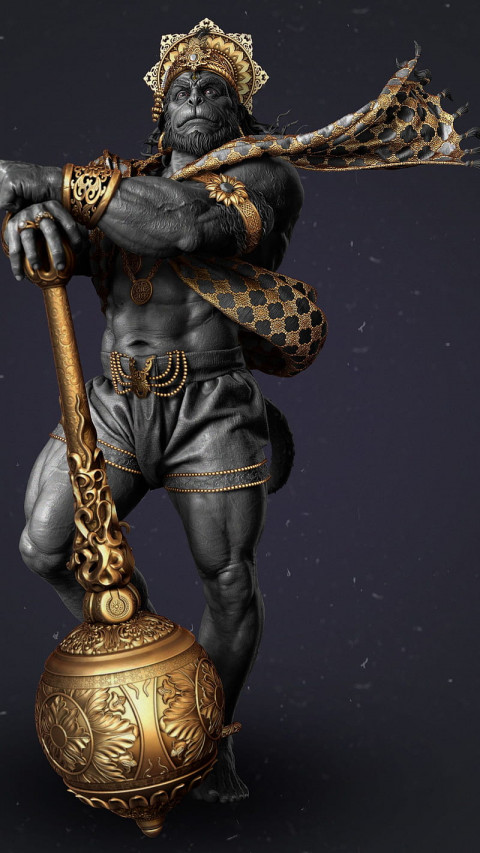 Bajrang Wali Hanuman Wallpaper For Mobile Pictures HD