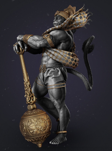 Bajrangbali Bhagwan Photo HD Wallpaper For Mobile Screen Images