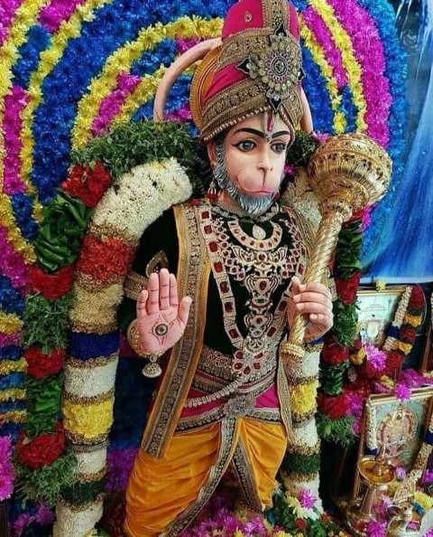 Bajrangbali Bhagwan Photo HD Wallpaper For Mobile Screen Images