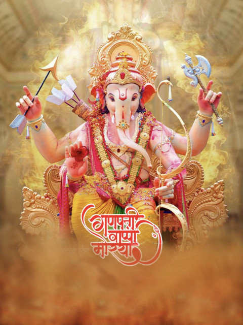 Bal Ganesha Chaturthi CB PicsArt Editing Background