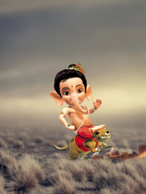 Bal Ganpati Bappa Photo Editing Background Download Full HD