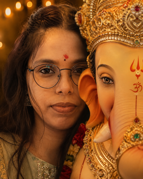 Bappa Ke Saath Ek Pal Photo Editing Ai Prompt