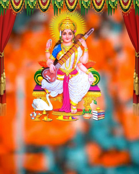 Basant Panchami CB HD Background Free Stock Photo Editing