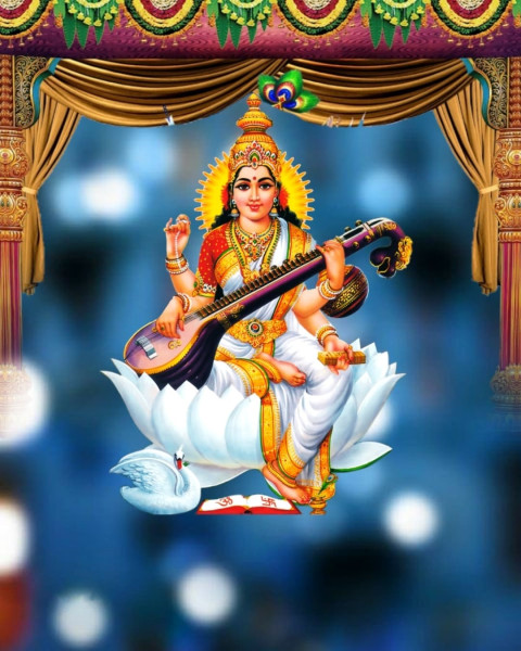Basant Panchami Photo Editing CB Background Full HD