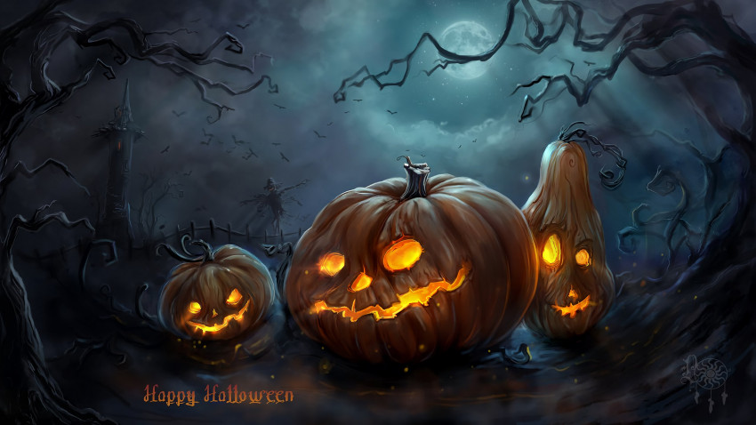 Bat Halloween Wallpaper Background Full HD