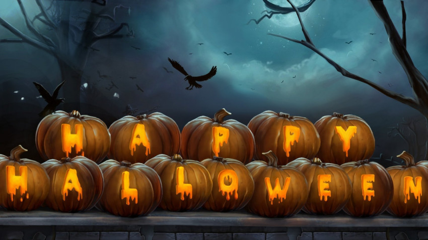 Bat Halloween Wallpaper Background Full HD