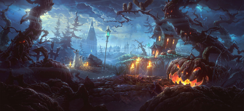 Bat Halloween Wallpaper Background Full HD