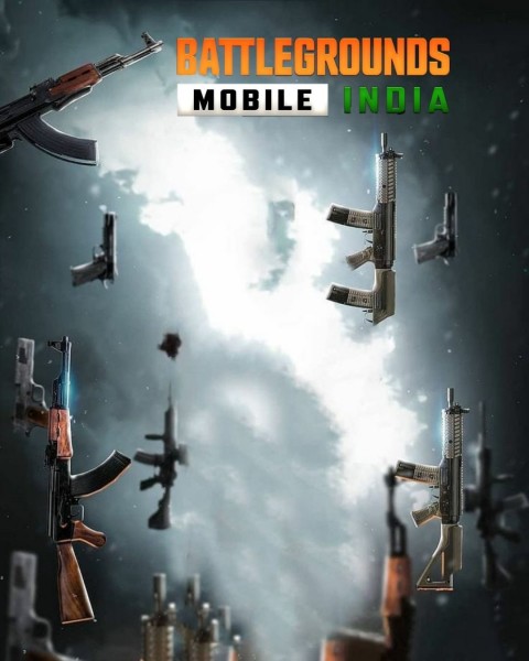 Battlegrounds Mobile Pubg gun Background