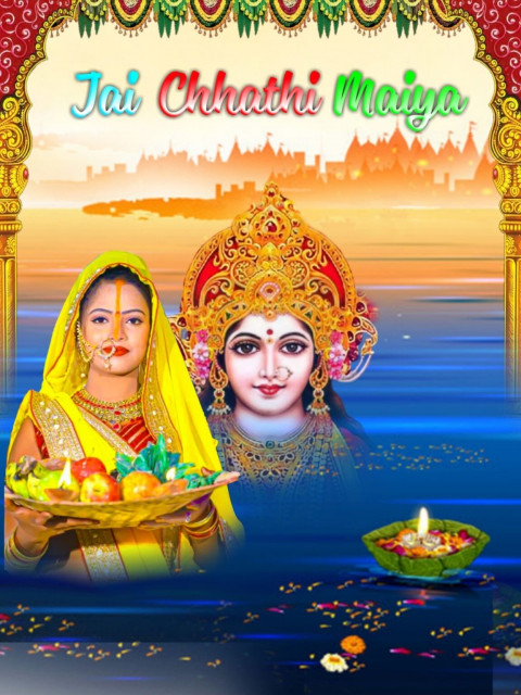 Beautiful Girl Latest Happy Chhath Puja Special Editing