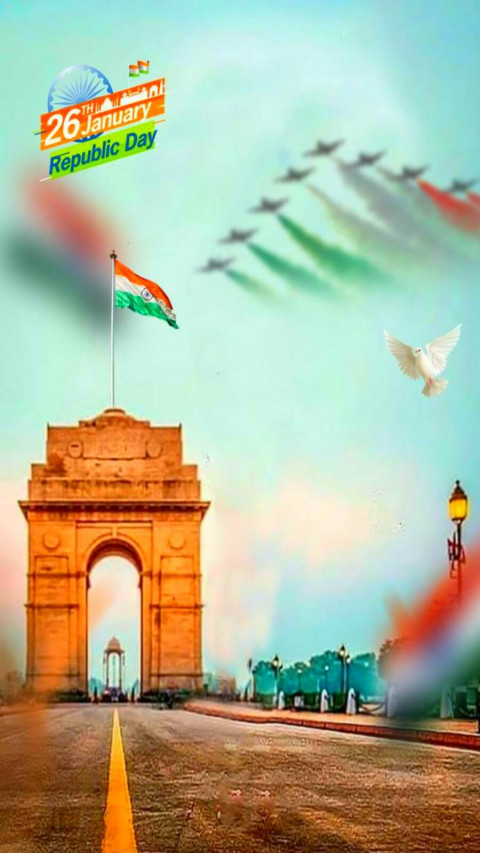 Best 26 January Republic Day Editing Background Images HD Dp