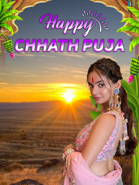 Best Girl Latest Happy Chhath Puja Editing CB Background Full HD