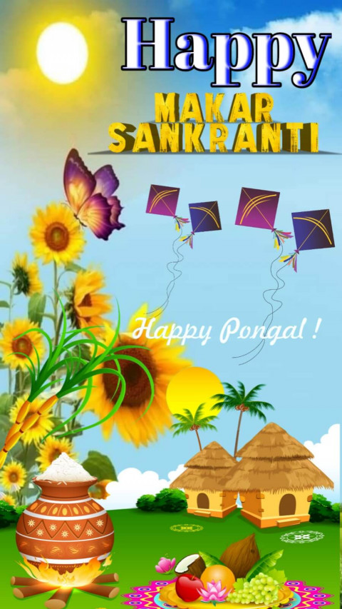 Best happy Makar Sankranti Wallpapers For Whatsapp HD